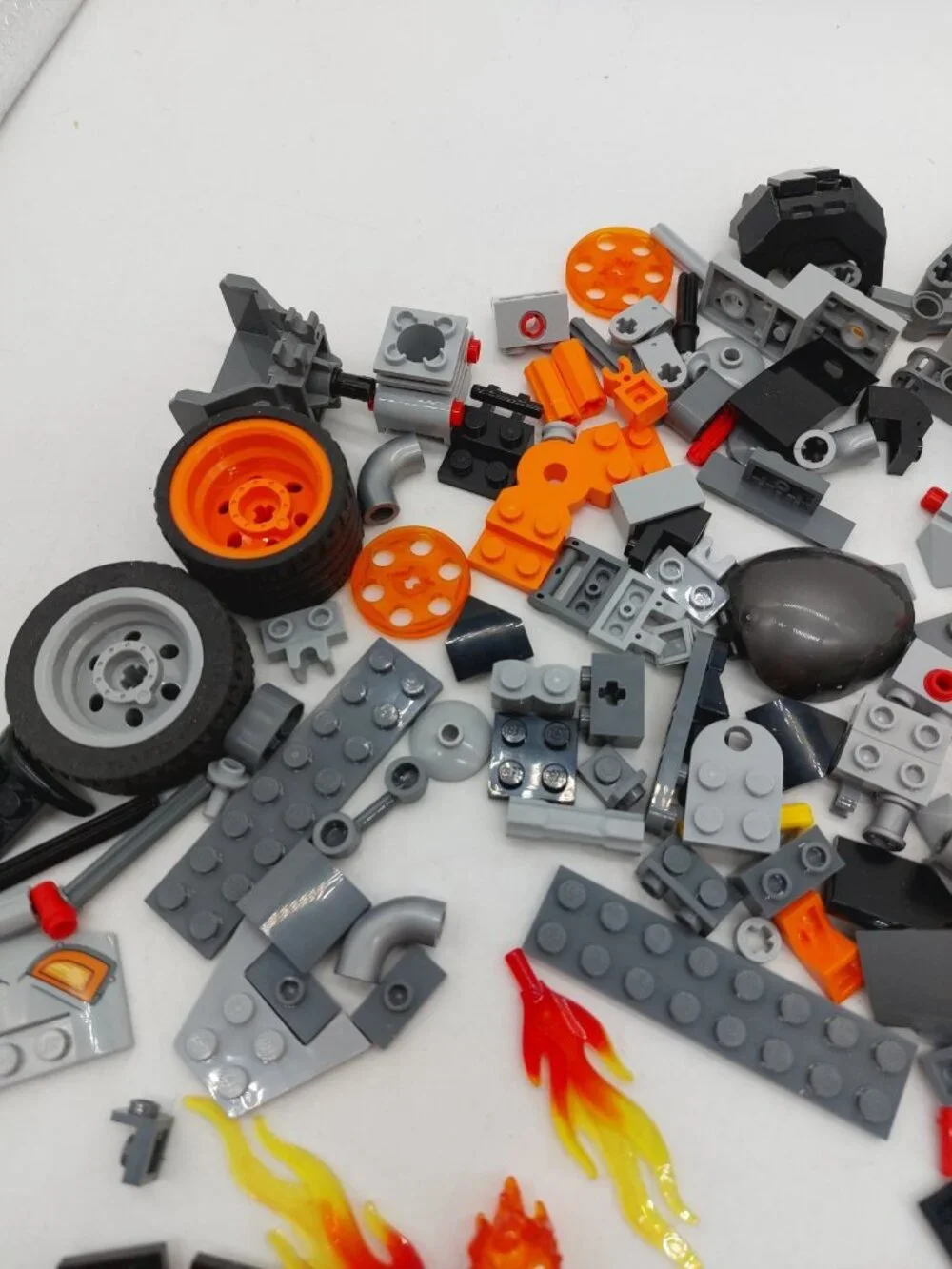 Lego Ghost Rider Minifigure Johnny Blaze Replacement Blocks Incomplete Set